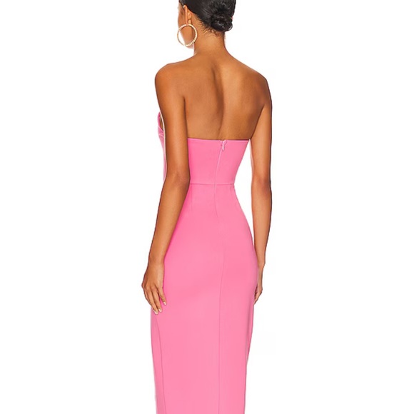 Superdown Ryleigh Strapless Maxi Dress in Pink - Picture 3 of 4
